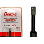 Broca Diamantada Cortag 8Mm - 62129