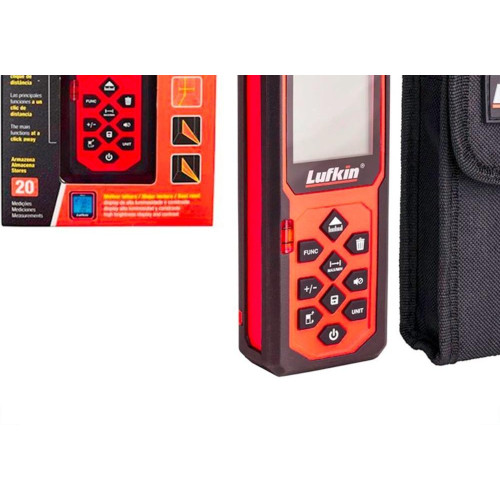 Trena Laser Lufkin - Tl0040 - 40M - 2 Pilhas Aaa (Nao Acompanha)