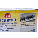 Organizador Acrimet Para Gaveta Pequeno 8 X 8 X 5,5Cm Com 8 Pecas