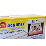 Organizador Acrimet Para Gaveta Grande 24 X 8 X 5,5Cm Caixa Com 4 Pecas