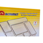 Organizador Acrimet Para Gaveta Kit Com 7 Pecas Tamanhos Diversos