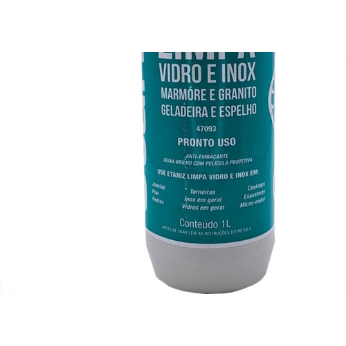 Limpa Vidro E Inox Etaniz 1L - 47093