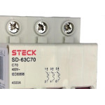 Disjuntor Steck ''Din'' Tripolar 70A. C