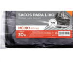 Saco De Lixo Superpro Bettanin 200L - 90X115Cm Preto Com 50 Pecas