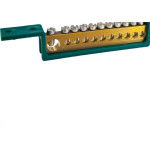 Barramento Steck Terra 11 Terminais Verde- Sbt11
