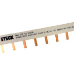 Barramento Steck Monofasico Din Para 57 Disjuntores 80A. - S1F1000B
