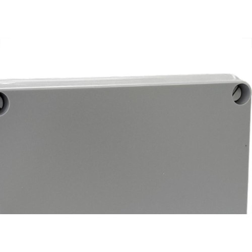 Caixa Passagem Pvc Steck 10,2Cm X 10,2Cm Sobrepor Cinza Ip55 - Ssx-111