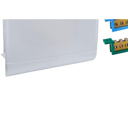 Centrinho Steck Pvc Embutir Branco Para 12 Disjuntores Din Com Barramento