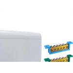 Centrinho Steck Pvc Embutir Branco Para 12 Disjuntores Din Com Barramento