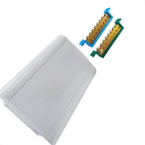 Centrinho Steck Pvc Embutir Branco Para 16 Disjuntores Din Com Barramento