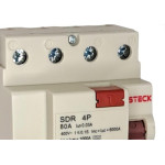 Dispositivo Dr ''Fuga'' Steck - 4 Polos 80A. - Sdr480003