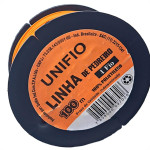Linha Para Pedreiro 1 Fio Unifio 100M Laranja - Kit C/12 Pecas