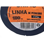 Linha Para Pedreiro 1 Fio Unifio 100M Laranja - Kit C/12 Pecas