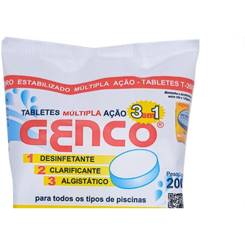 Genco Tablete Multipla Acao 3 Em 1 - 200G
