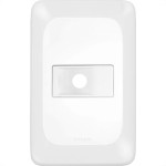 Placa Pial Pop Branca 4X2 - Saida Fio Lgp20F