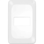 Placa Pial Pop Branca 4X2 - 1 Modulo Lgp21