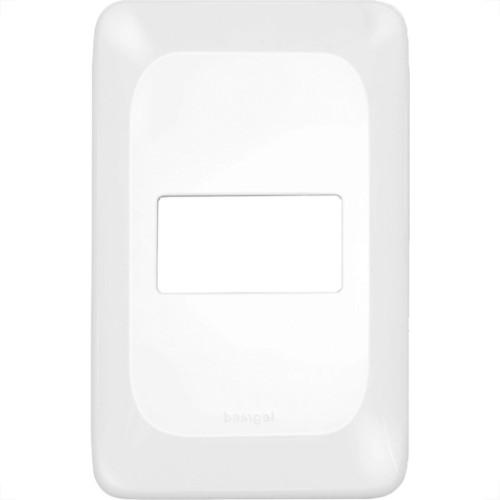 Placa Pial Pop Branca 4X2 - 1 Modulo Lgp21