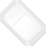 Placa Pial Pop Branca 4X2 - 1 Modulo Lgp21