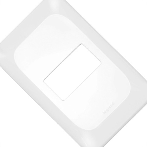 Placa Pial Pop Branca 4X2 - 1 Modulo Lgp21