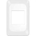 Placa Pial Pop Branca 4X2 - 2 Modulos Juntos Lgp22