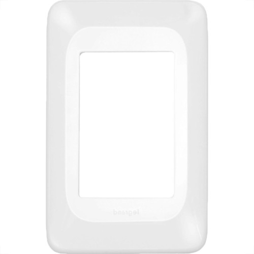 Placa Pial Pop Branca 4X2 - 3 Modulos Juntos Lgp23