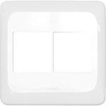 Kit C/2 - Placa Pial Pop Branca 4X4 - 2 Modulos+2 Modulos...