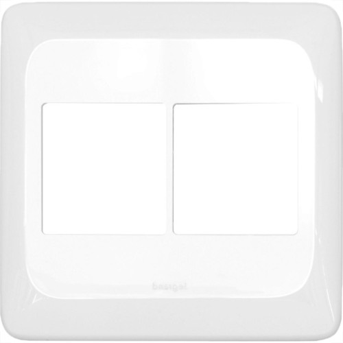 Kit C/2 - Placa Pial Pop Branca 4X4 - 2 Modulos+2 Modulos...