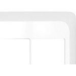 Kit C/2 - Placa Pial Pop Branca 4X4 - 2 Modulos+2 Modulos...