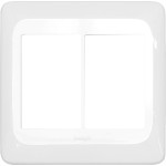 Placa Pial Pop Branca 4X4 - 3 Modulos+3 Modulos Juntos Lgp44