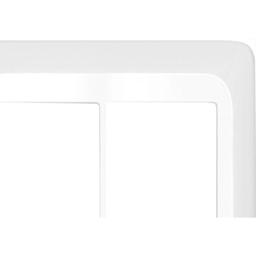 Placa Pial Pop Branca 4X4 - 3 Modulos+3 Modulos Juntos Lgp44