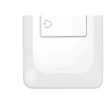 Conjunto Pial Pop Modulo Com Placa 4X2 - Pulsador Campainha