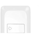 Conjunto Pial Pop Modulo Com Placa 4X2 - Pulsador Campainha
