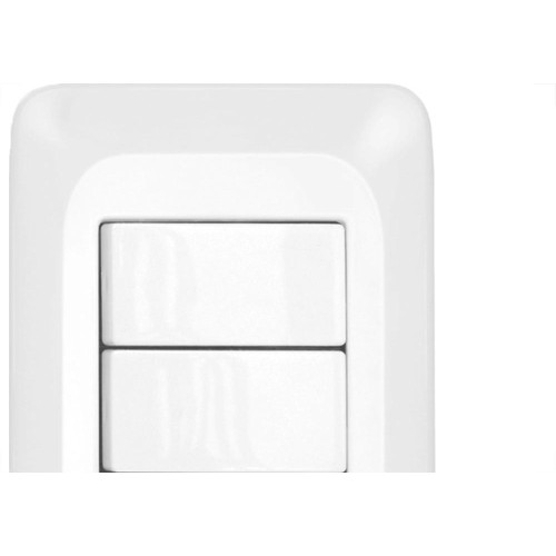 Conjunto Pial Pop Modulo Com Placa 4X2 - 3 Simples 10A. - Lgx111