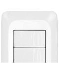 Conjunto Pial Pop Modulo Com Placa 4X2 - 2 Simples+1Tomada 2P+T. - 10A.