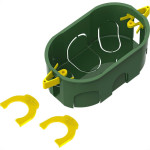 Caixinha De Luz Pvc Para Drywall Tigre Dryfix Verde 4X2