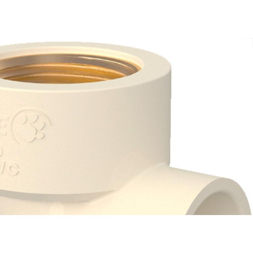 Joelho Agua Quente Cpvc Aquatherm Tigre Transposicao 22Mmx1/2'' - Kit C/20 Pecas