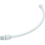 Engate Flexivel Branco Pvc Tigre 50Cm - Kit C/20 Pecas