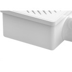 Ralo Sifonado Tigre Quadrado Branco 100X53X40Mm