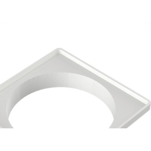 Porta Grelha Pvc Tigre Quadrada 15X15 Branca
