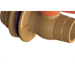 Adaptador Para Caixa D`Agua Tigre Com Registro 50Mm