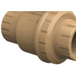 Registro Esfera Pvc Com Uniao Roscavel Tigre   2''