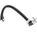 Torneira Bica Movel Pia Parede Abs Tigre Cross Preta - 300000629