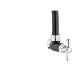 Torneira Bica Movel Pia Parede Abs Tigre Cross Preta - 300000629