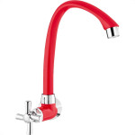 Torneira Bica Movel Pia Parede Abs Tigre Cross Vermelha - 300000630