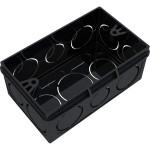 Caixinha De Luz Pvc Tigre Preta 4X2 Pesada - Kit C/24 Pecas