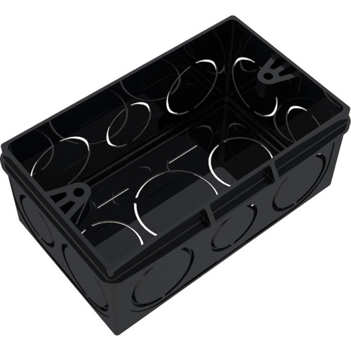 Caixinha De Luz Pvc Tigre Preta 4X2 Pesada - Kit C/24 Pecas