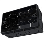 Caixinha De Luz Pvc Tigre Preta 4X2 Pesada - Kit C/24 Pecas