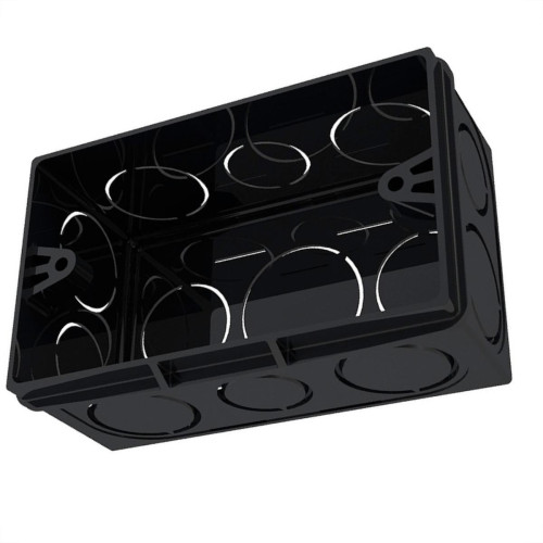 Caixinha De Luz Pvc Tigre Preta 4X2 Pesada - Kit C/24 Pecas