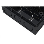 Caixinha De Luz Pvc Tigre Preta 4X2 Pesada - Kit C/24 Pecas