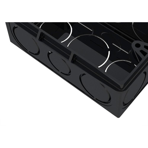 Caixinha De Luz Pvc Tigre Preta 4X2 Pesada - Kit C/24 Pecas